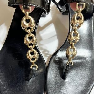 Authentic Vintage Gucci Patent Leather Sandals